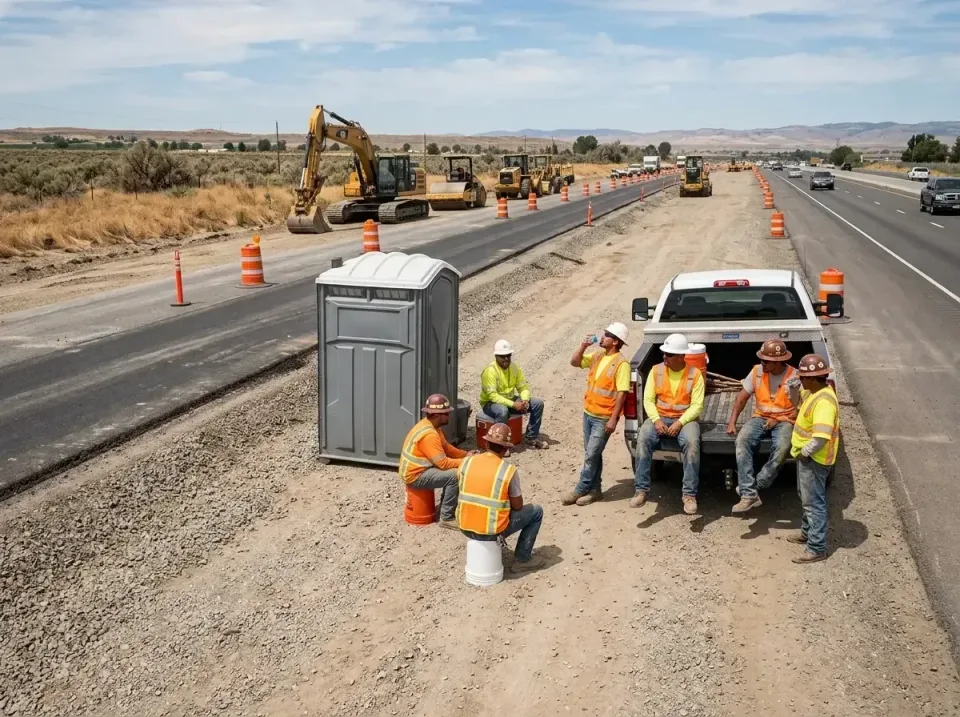highway-road-construction-crew-007 — frequently asked questions, Porta Potty and Restroom Rentals in Torrance, CA
